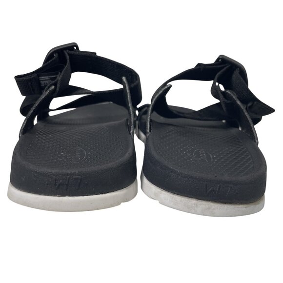 Chaco Lowdown Slide Sandals Womens 7 Black Flip Flops Slip-On Shoes Beach Artsy - Picture 6 of 9